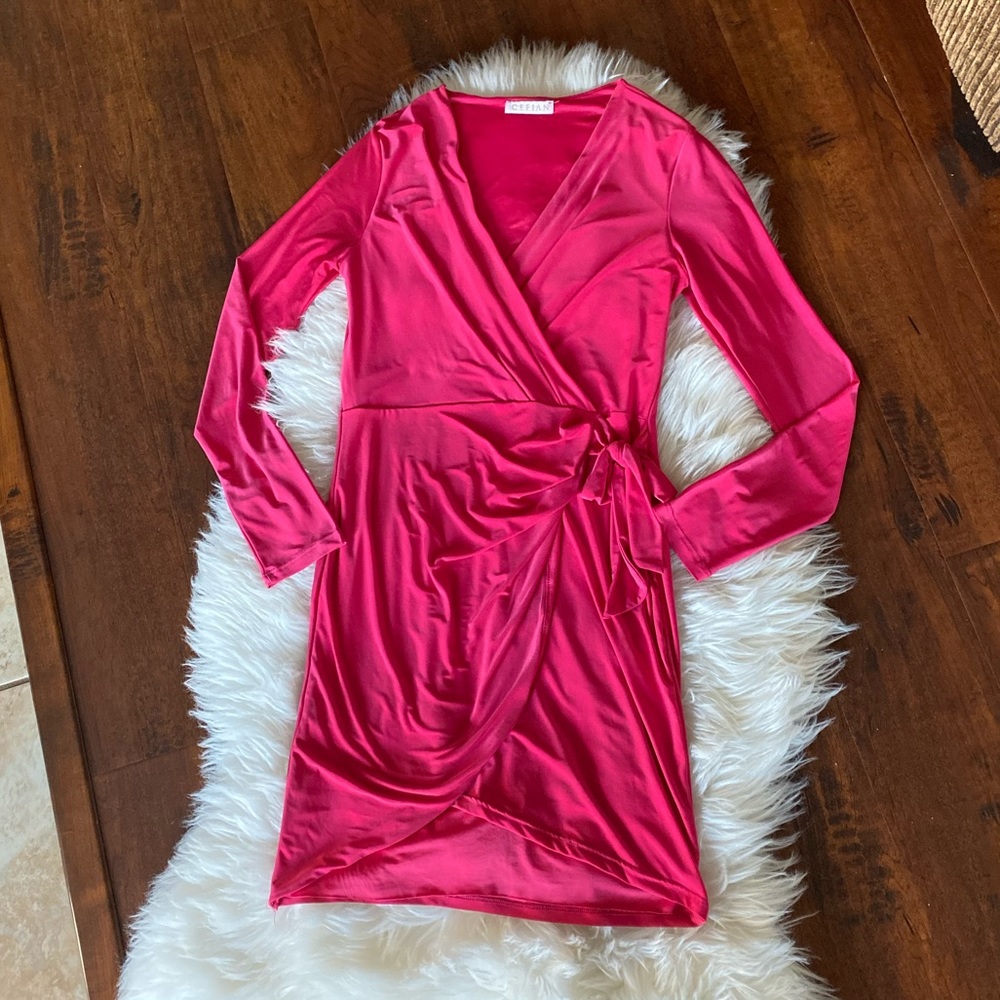 Fuchsia Distro cross body Dress